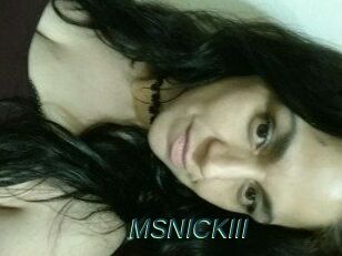 MSNICKIII